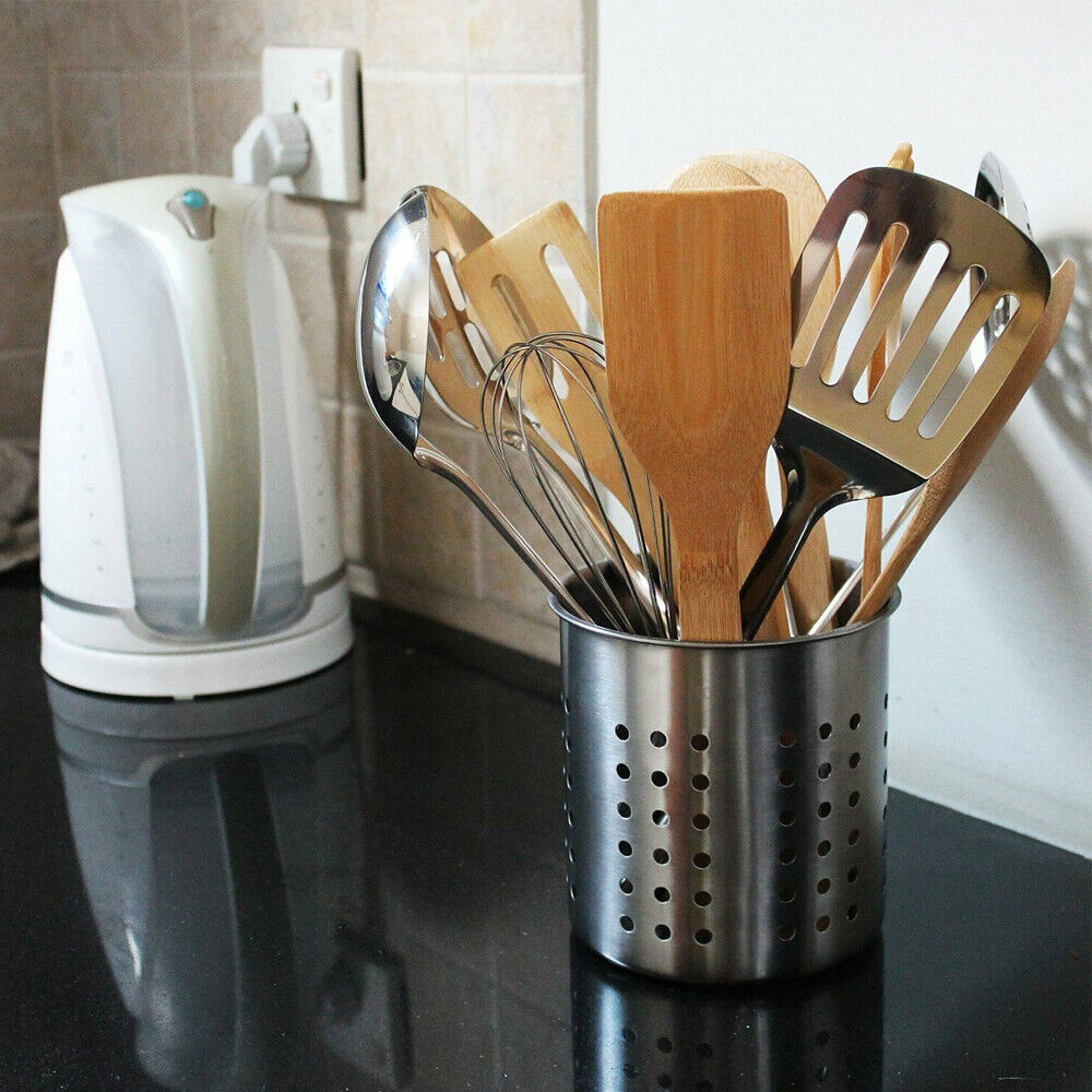 Stainless Steel Kitchen Utensil Holder