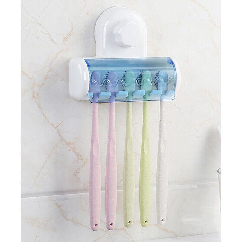 1 PC Wall Mounted Suction Toothbrush Holder