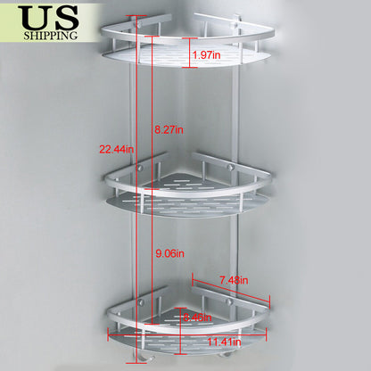 Triangular Shower Holder Organizer