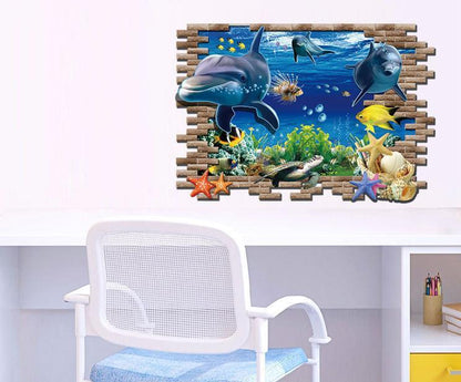 US 3D Wall Stickers Room Decal Wallpaper Removable