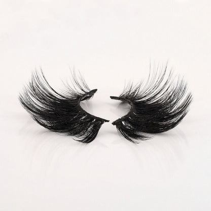 US 3 Pairs 100% Real Mink 5D Volume Eye Lashes