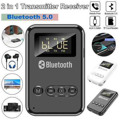 USB Bluetooth 5.0 Transmitter Receiver Car Adapter