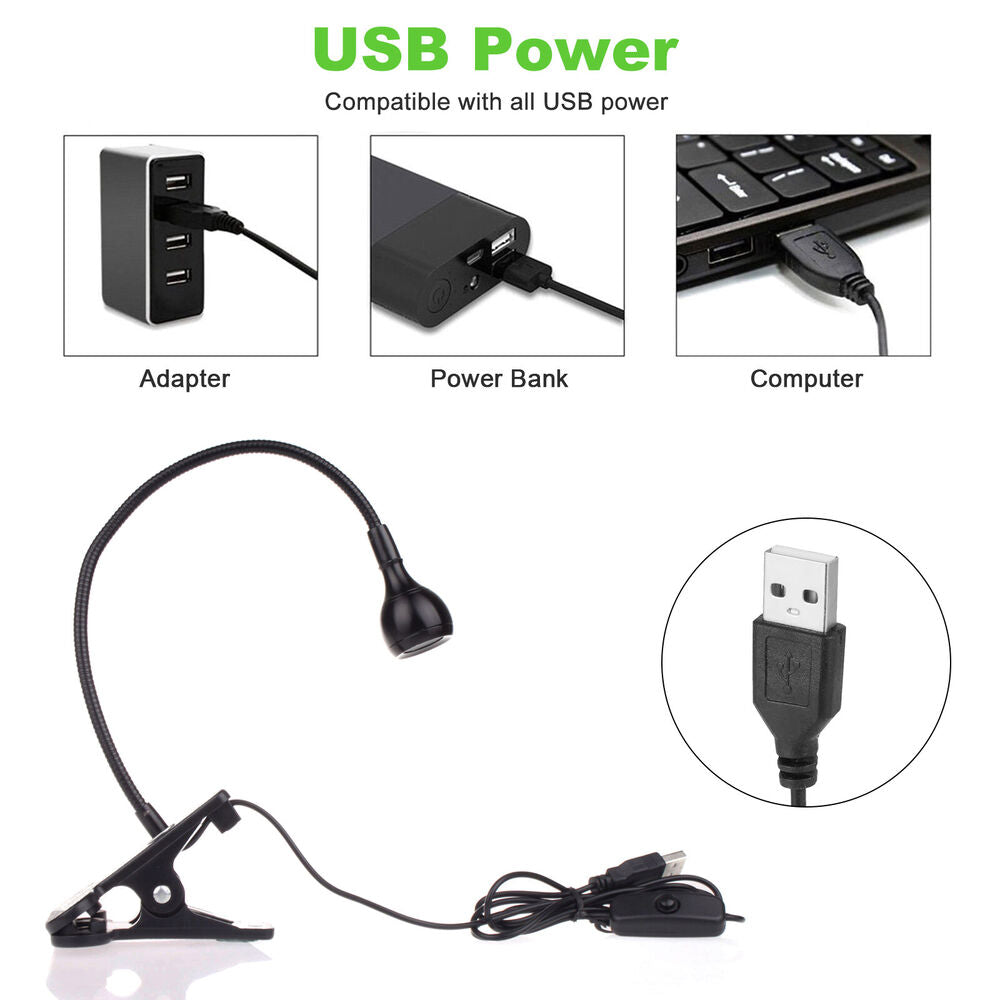 USB Flexible Reading LED Light