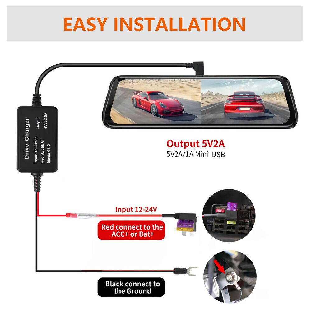 Universal Dash Cam Hardwire Kit