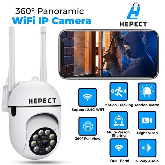 Wireless Outdoor Home Wifi Night Vision Cam 1080P HD