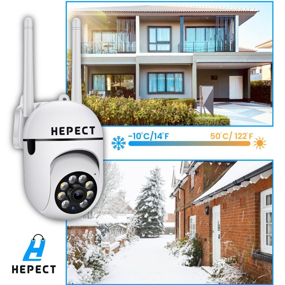 Wireless Outdoor Home Wifi Night Vision Cam 1080P HD