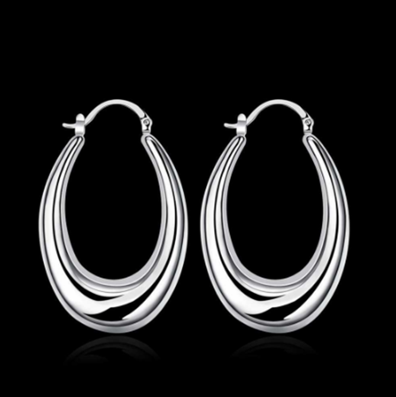 Women's 925 Sterling Silver Elegant Earrings