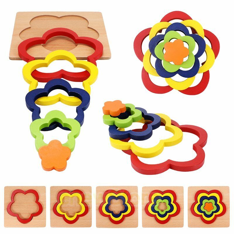 Wooden Puzzles Learning Toys