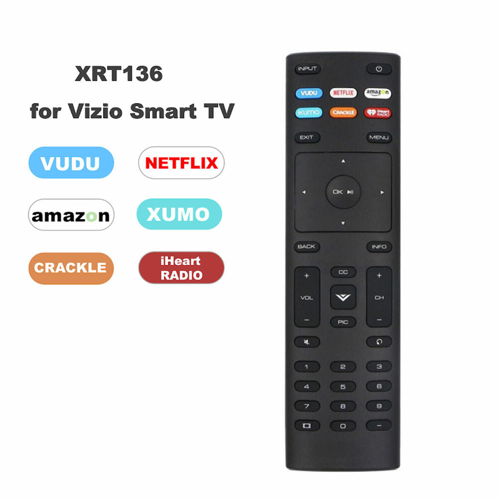 XRT136 for Vizio Smart TV Remote