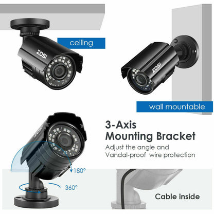 1080p 4in1 Wired Home CCTV Camera