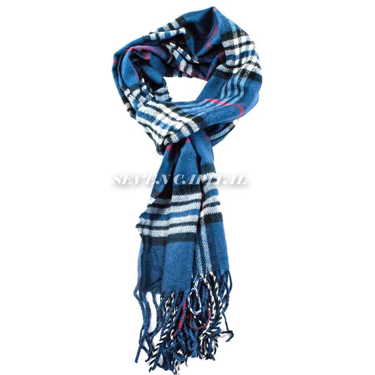 Solid Plaid Wool SCOTLAND Pashmina