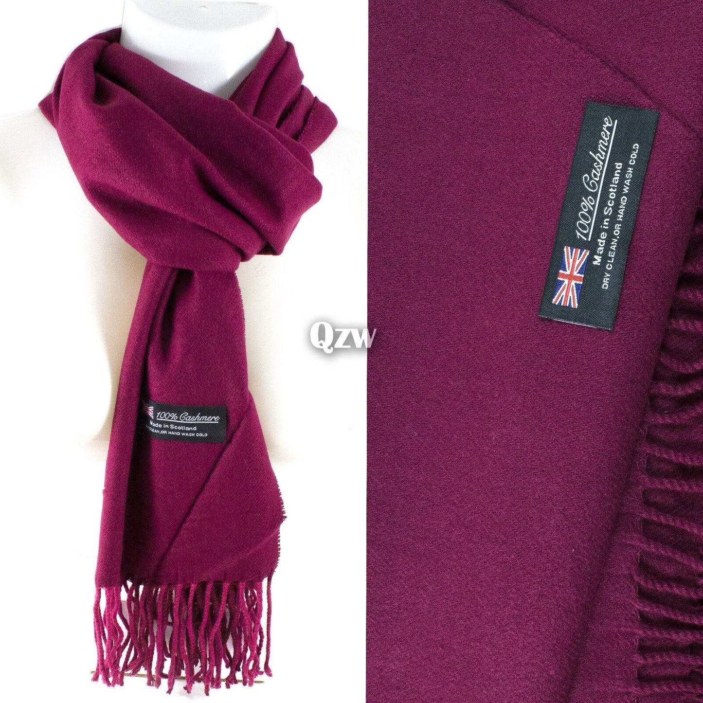 Womens Men 100% Cashmere Scarf