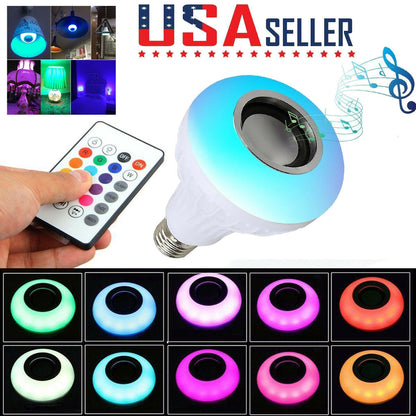 LED Light Speaker Bulb Wireless