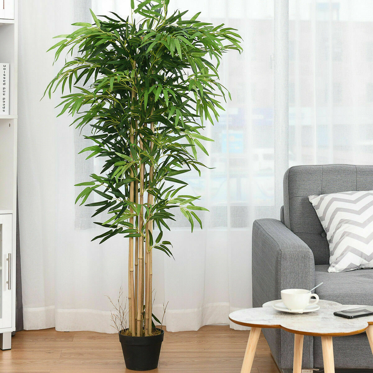 Artificial Bamboo Silk Tree (5-Feet )