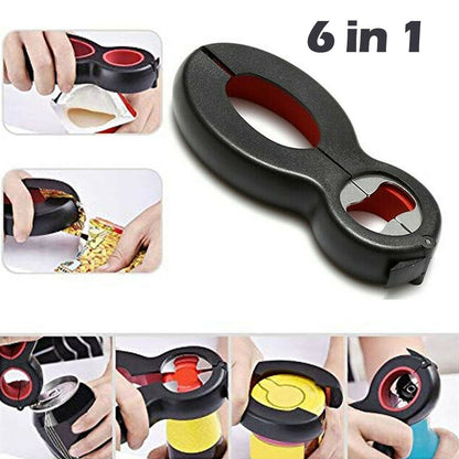 Multi 6 in 1 Kitchen Jar Opener