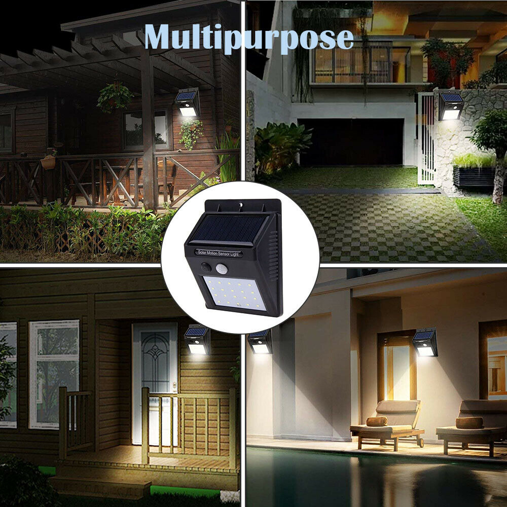 LED Solar Outdoor Wall Lights