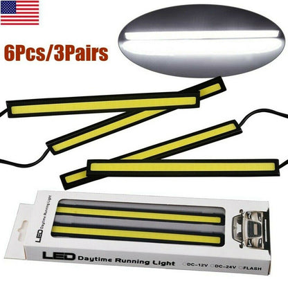 6PCS COB White 84DRL Interior Strip 12V 6W