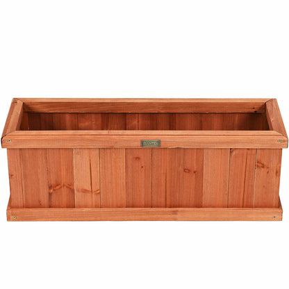 Wooden Flower Planter Box Rectangular-28 Inch