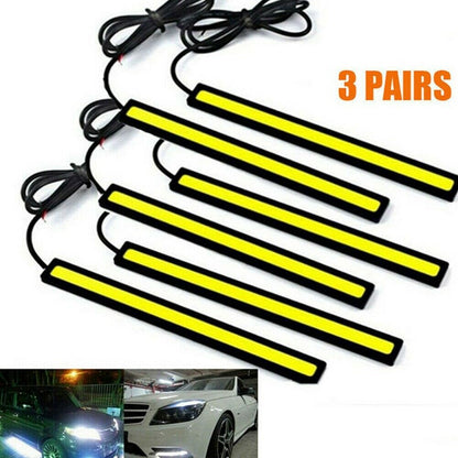 6PCS COB White 84DRL Interior Strip 12V 6W