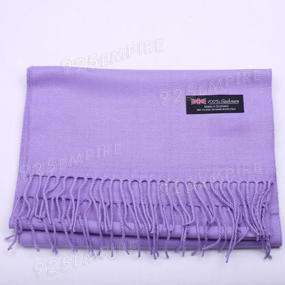 Warm PLAIN solid Wool SCOTLAND Winter Scarves