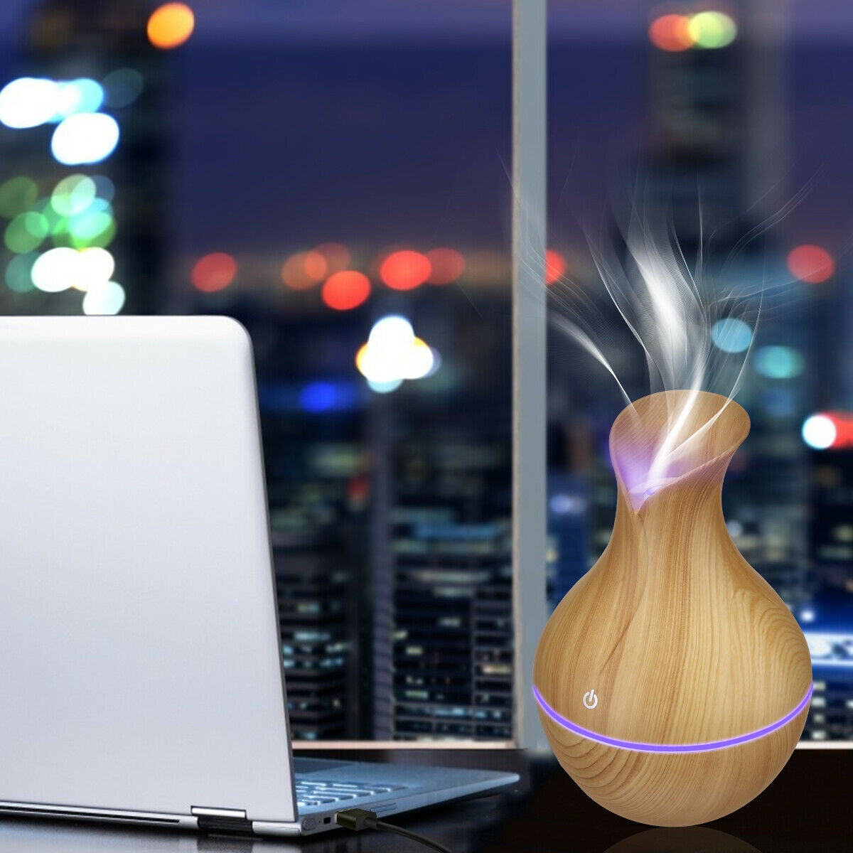 LED Ultrasonic Aroma Humidifier