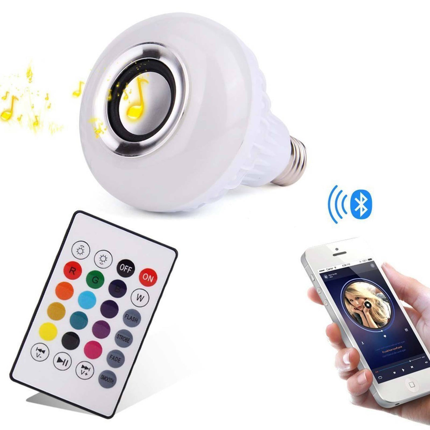 LED Light Speaker Bulb Wireless