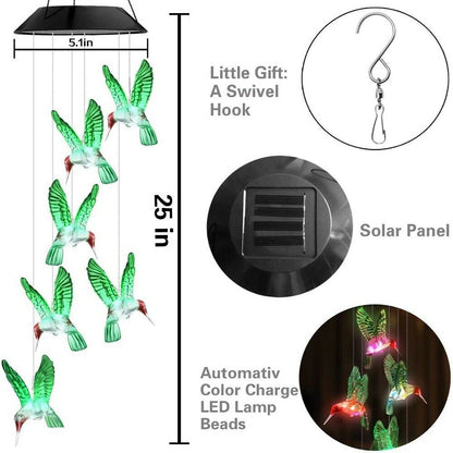 LED Hummingbird Color Changing Solar Light