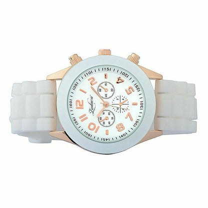 Unisex Silicone Jelly Quartz Watch New