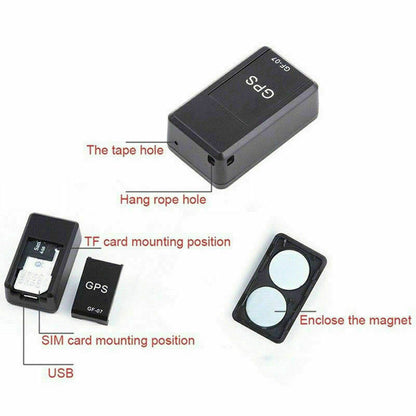 GF07 Mini Magnetic GPS Tracker Real-time  USA