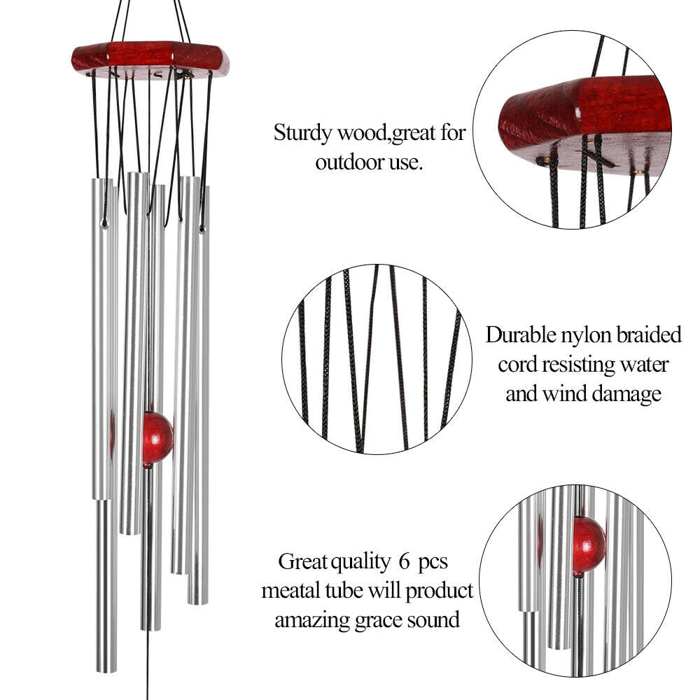 Wind Chimes  Large Deep Tone Metal 29.5"