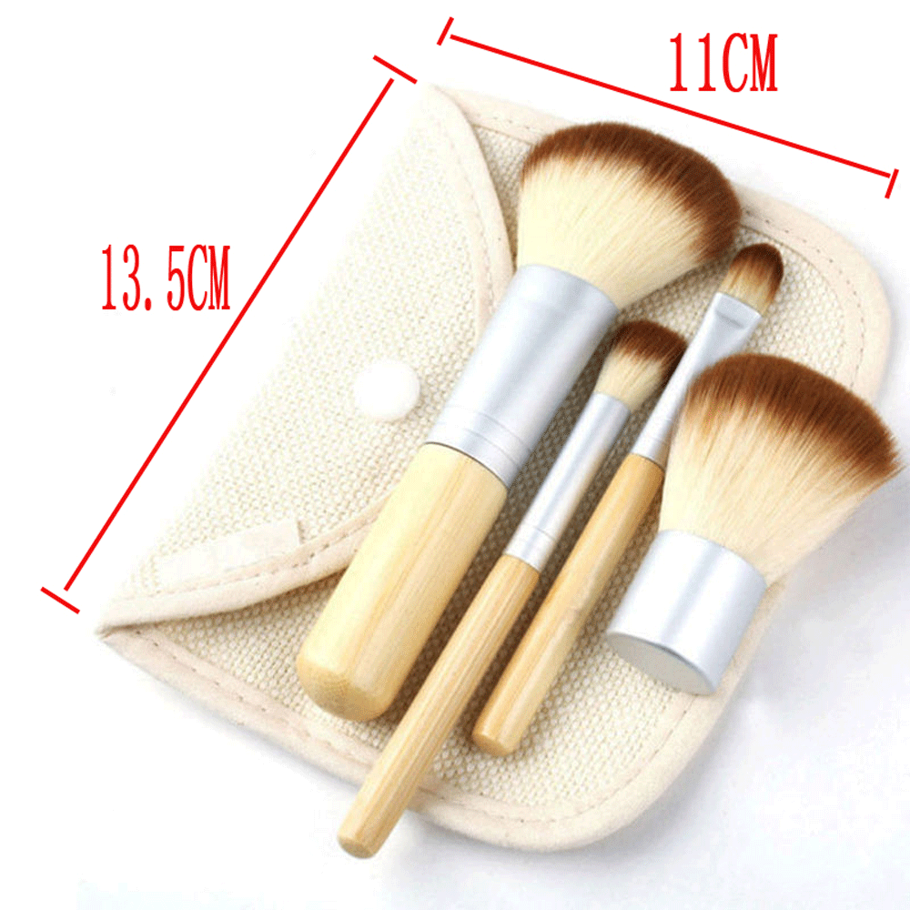 4pcs Pro Makeup Kabuki Brushes