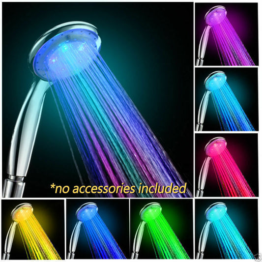 Color Changing LED Shower Water Glow Light