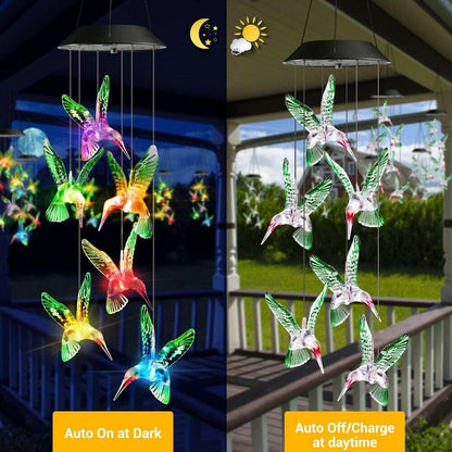 LED Hummingbird Color Changing Solar Light