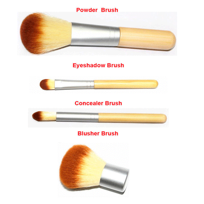 4pcs Pro Makeup Kabuki Brushes