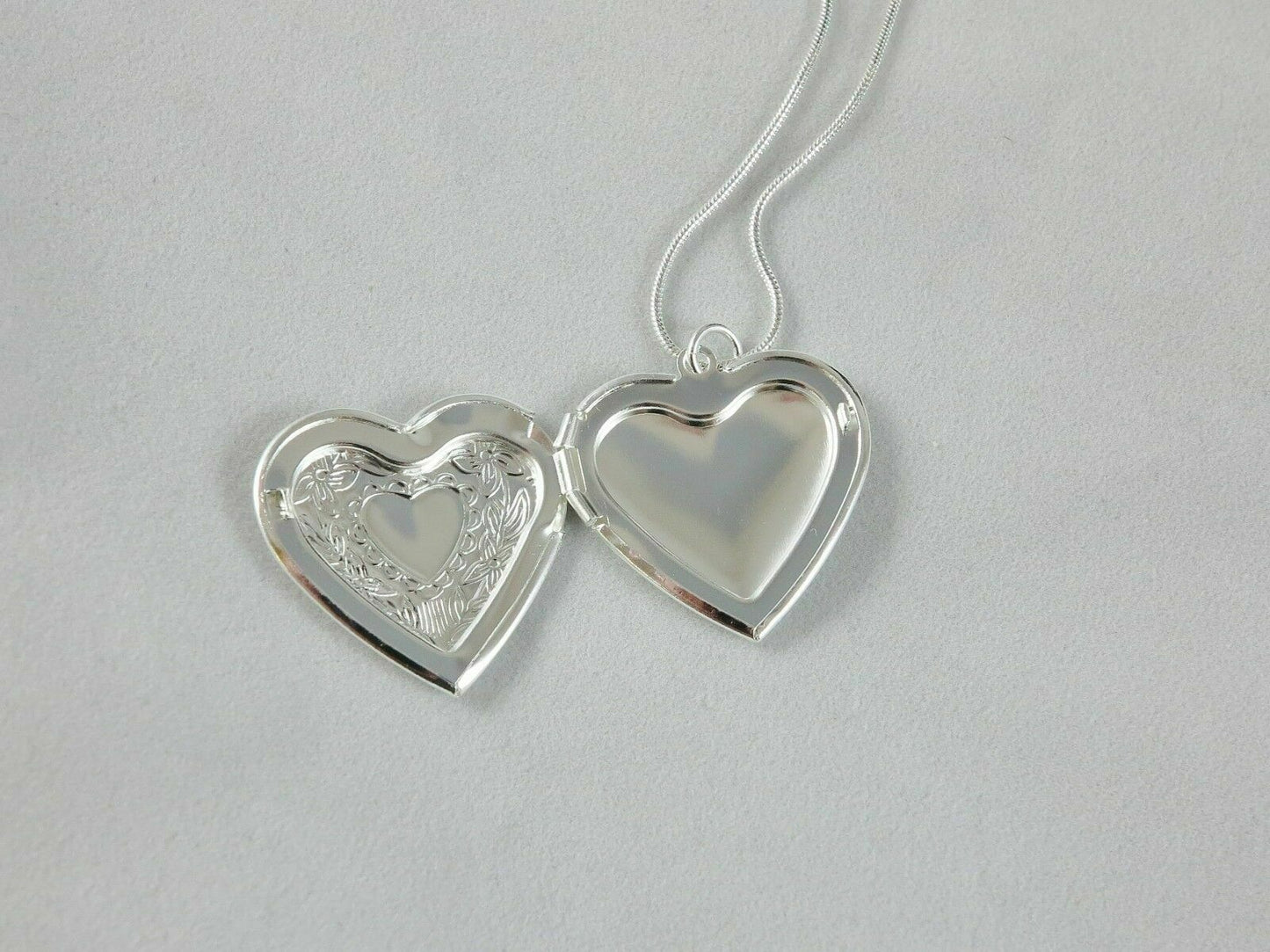 Heart Photo Locket Necklace