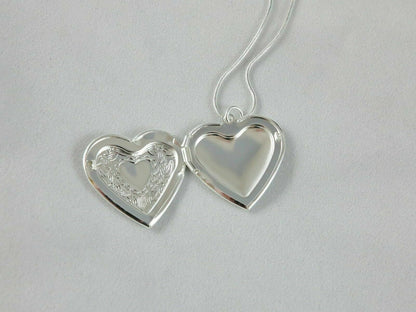 Heart Photo Locket Necklace