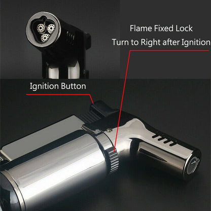 Adjustable Culinary Kitchen Blow Torch Lighter