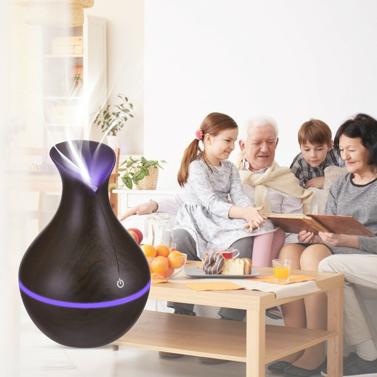 LED Ultrasonic Aroma Humidifier