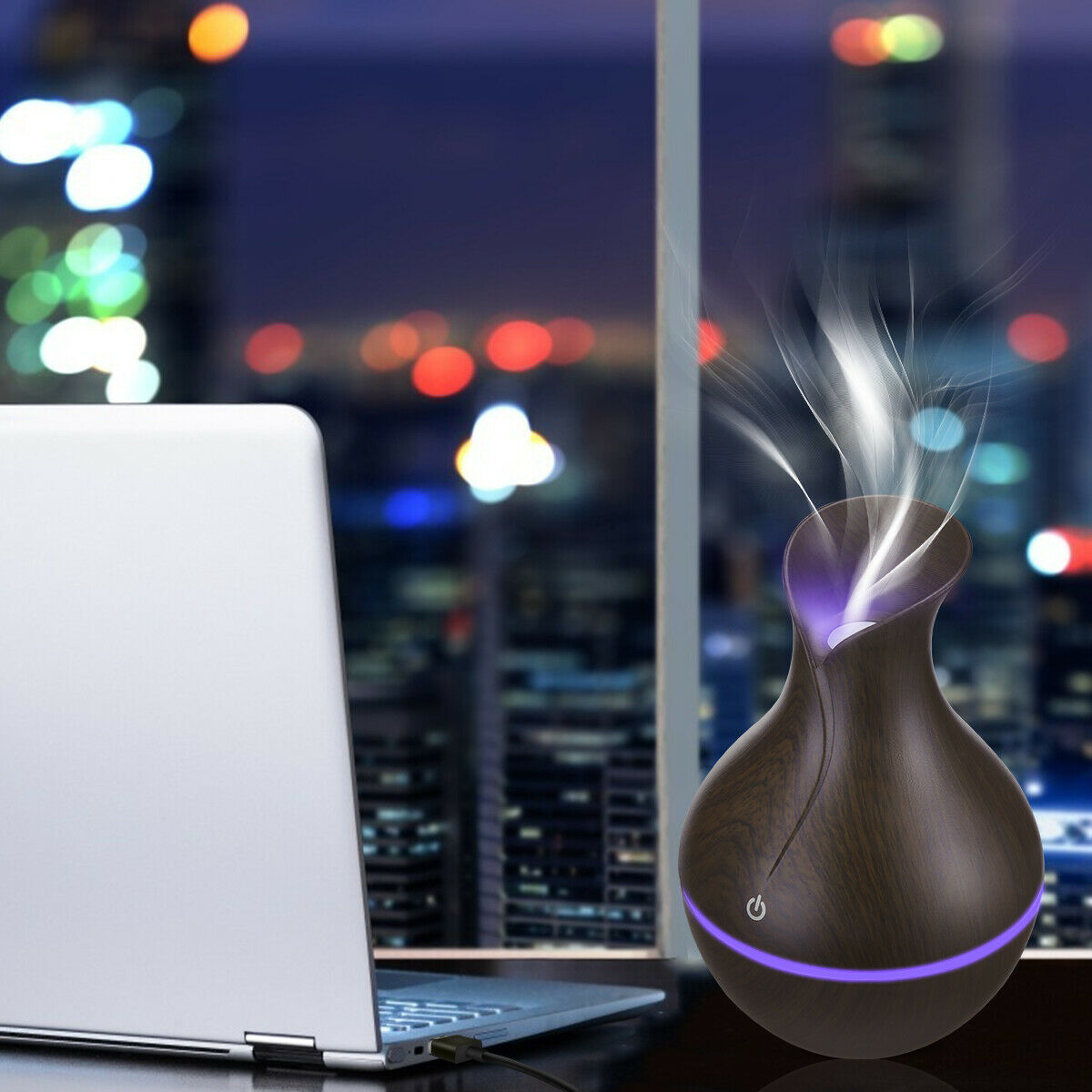 LED Ultrasonic Aroma Humidifier