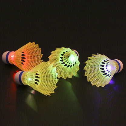 Colorful LED Luminous Shuttlecock Badminton Sports -8PCS