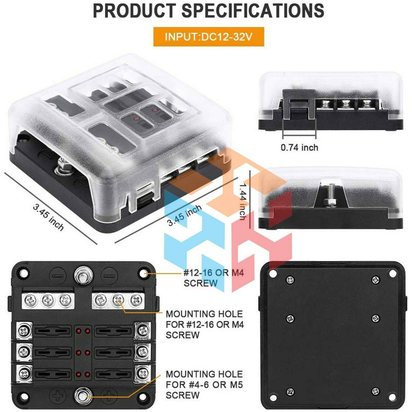 Fuse Box with LED Indicator