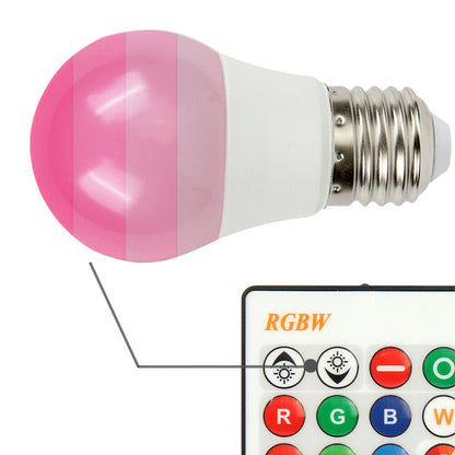 Color Changing Light Bulbs with Remote