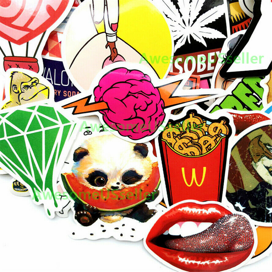 Stickers Skateboard Sticker Kids Random-200Pcs