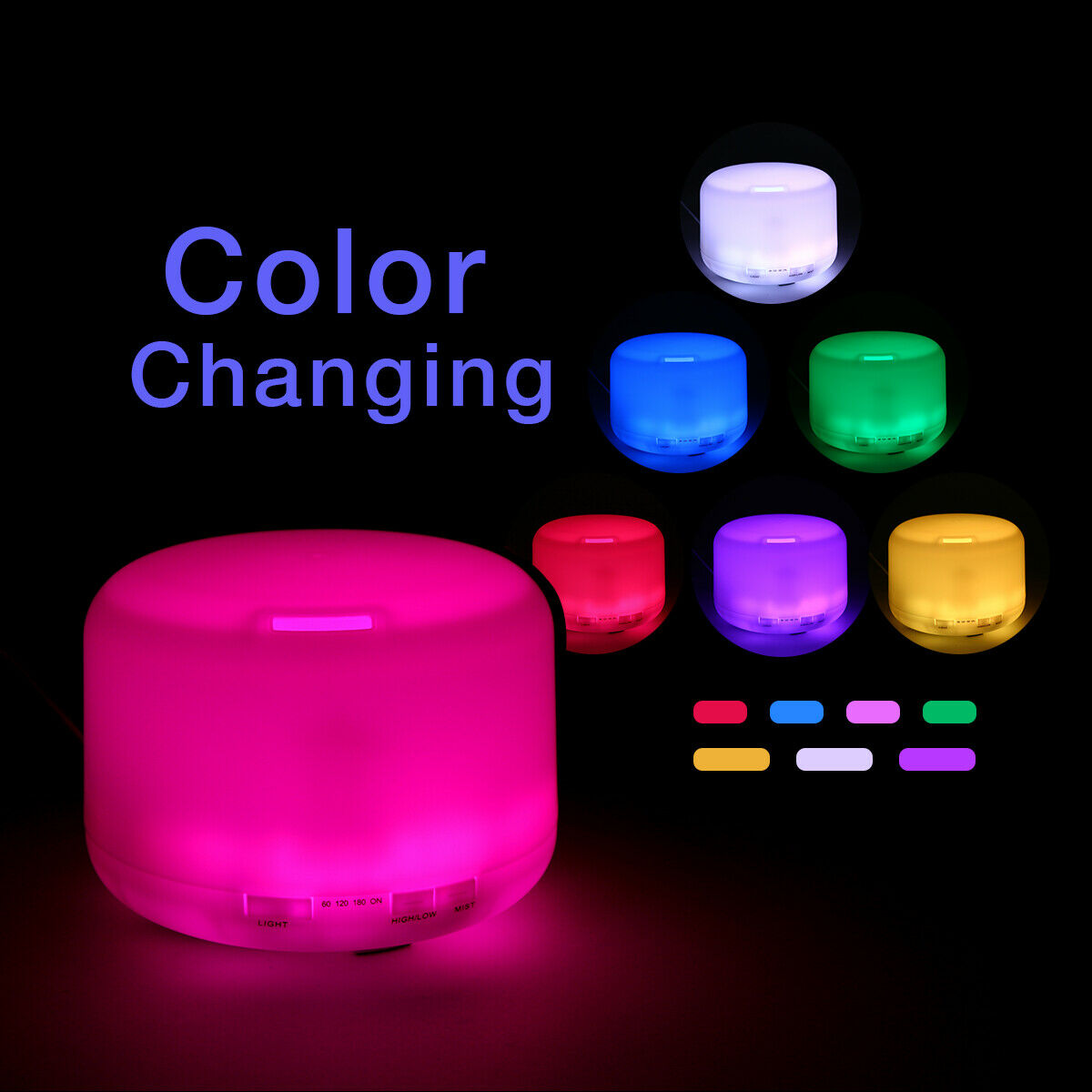 LED Ultrasonic Aroma Humidifier