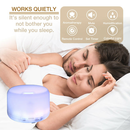 LED Ultrasonic Aroma Humidifier