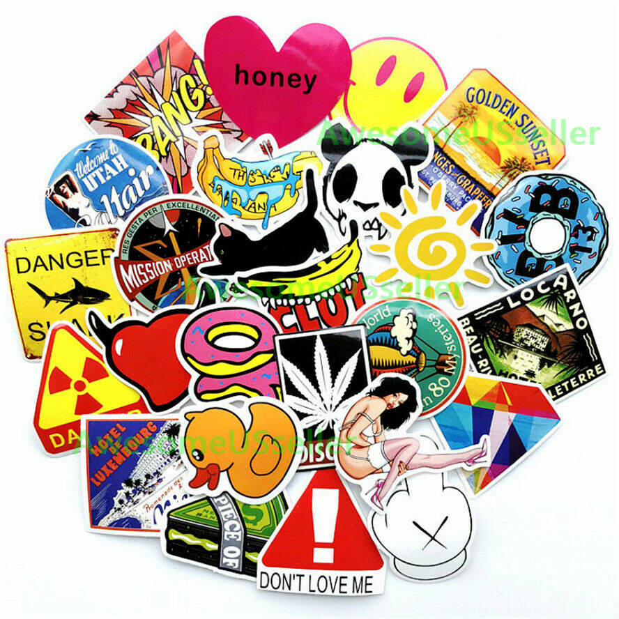 Stickers Skateboard Sticker Kids Random-200Pcs