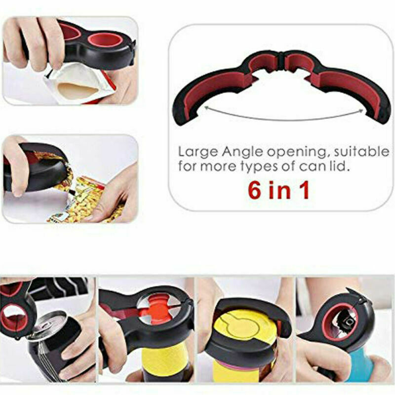 Multi 6 in 1 Kitchen Jar Opener