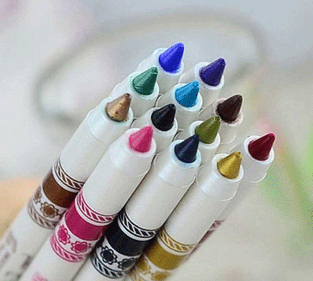 Glitter Eyeshadow Lip Liner 12 Color