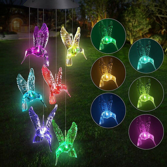 LED Hummingbird Color Changing Solar Light