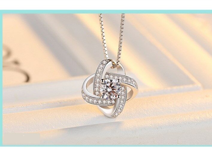 Love Knot Pendant Necklace